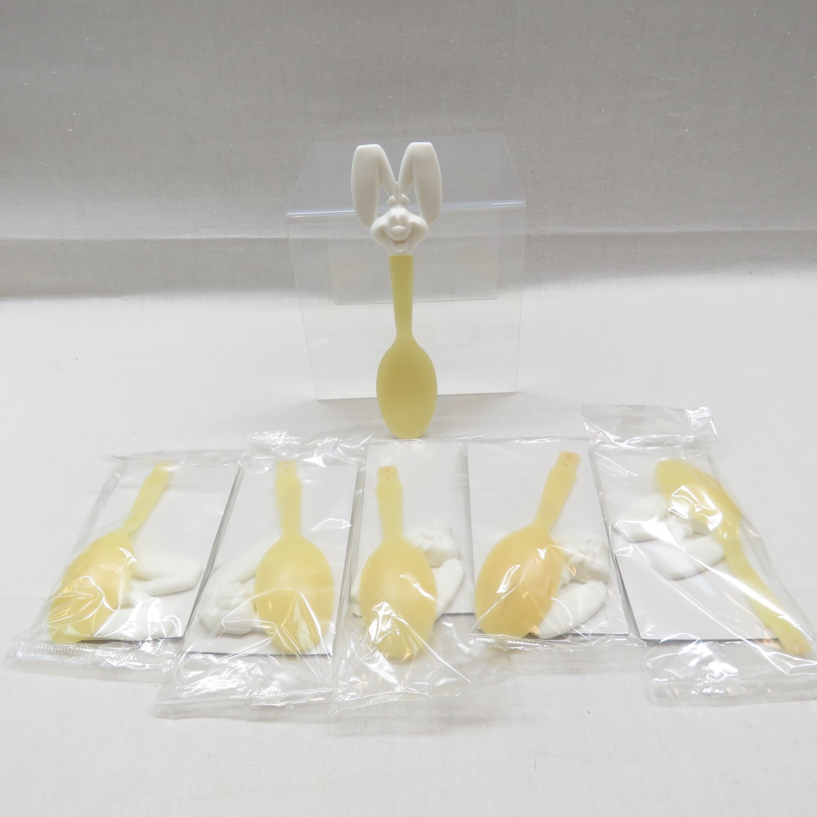 x5 Sealed General Mills Trix Cereal Silly Rabbit Spoon Vintage 91' Premium