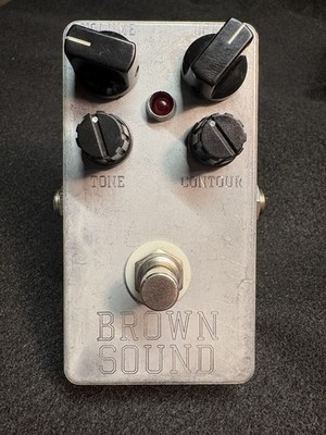 Brown Sound Marshall Style Distortion Effects Pedal in Custom Engraved Enclosure