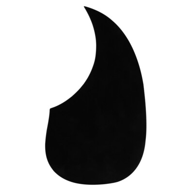 FLEOR Professional Folk Akustikgitarre Selbstklebender Pick Aufkleber Schwarz