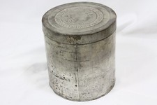 Maxwell House Coffee Steel Tin Embossed top 6.25" x 5.75" Vintage