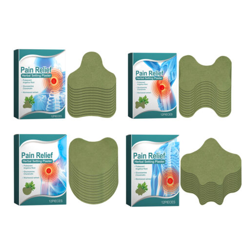 12pcs/box Neck Shoulder Knee Pain Relief Patch Wormwood Moxa Moxibustion Patch