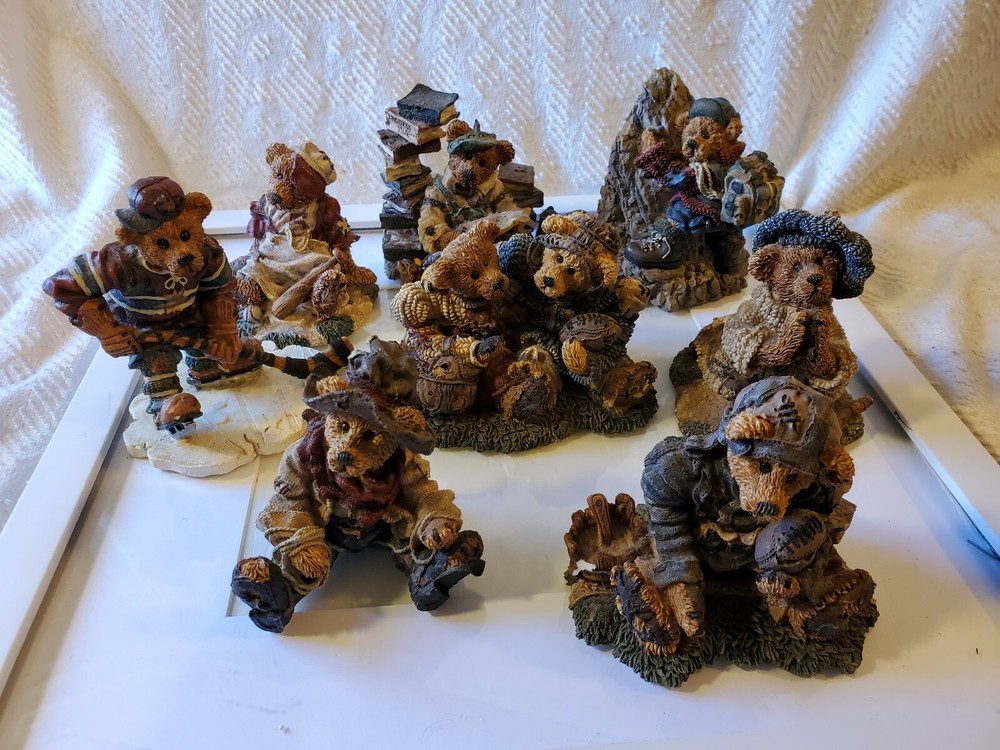 BOYD'S BEARS FIGURINES COLLECTION ALL VINTAGE LOT OF 8