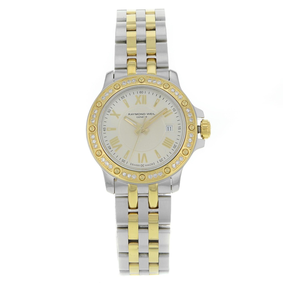 Raymond Weil Women\'s Watch, $1050 MSRP, Swiss, Silver, 28mm, Tango 5391-ST-00659 Ladies Stainless Steel Quartz Date Watch - Tango | RAYMOND WEIL main image 2