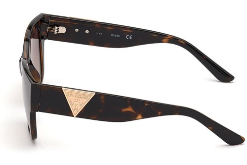 Guess GU7742 52F Dark Havana Square Brown Gradient 53-21-140 Women's Sunglasses - Picture 3 of 4