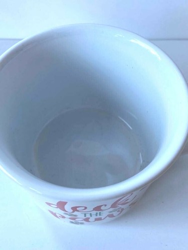Deck The Paws Christmas Coffee Mug, Cat/Dog Paw Prints Holiday Home - Picture 4 of 5