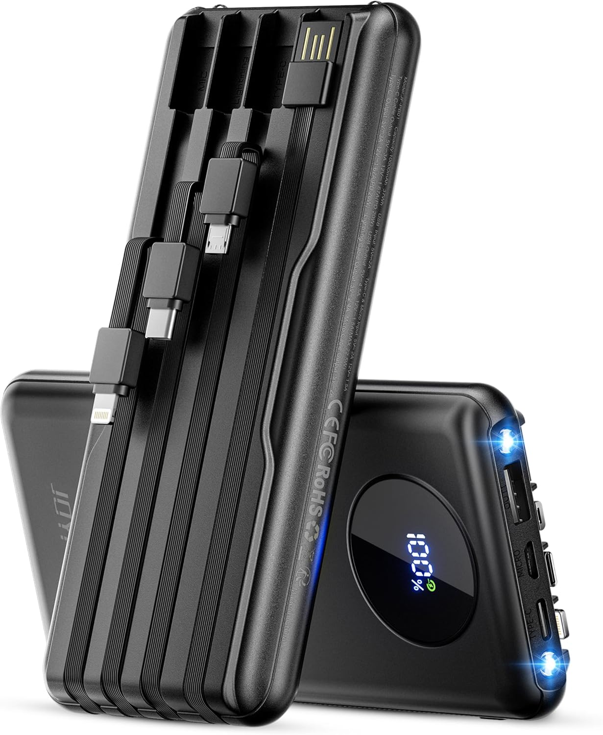 Portable 10000mAh USB-C Power Bank Built for Travel Essentials