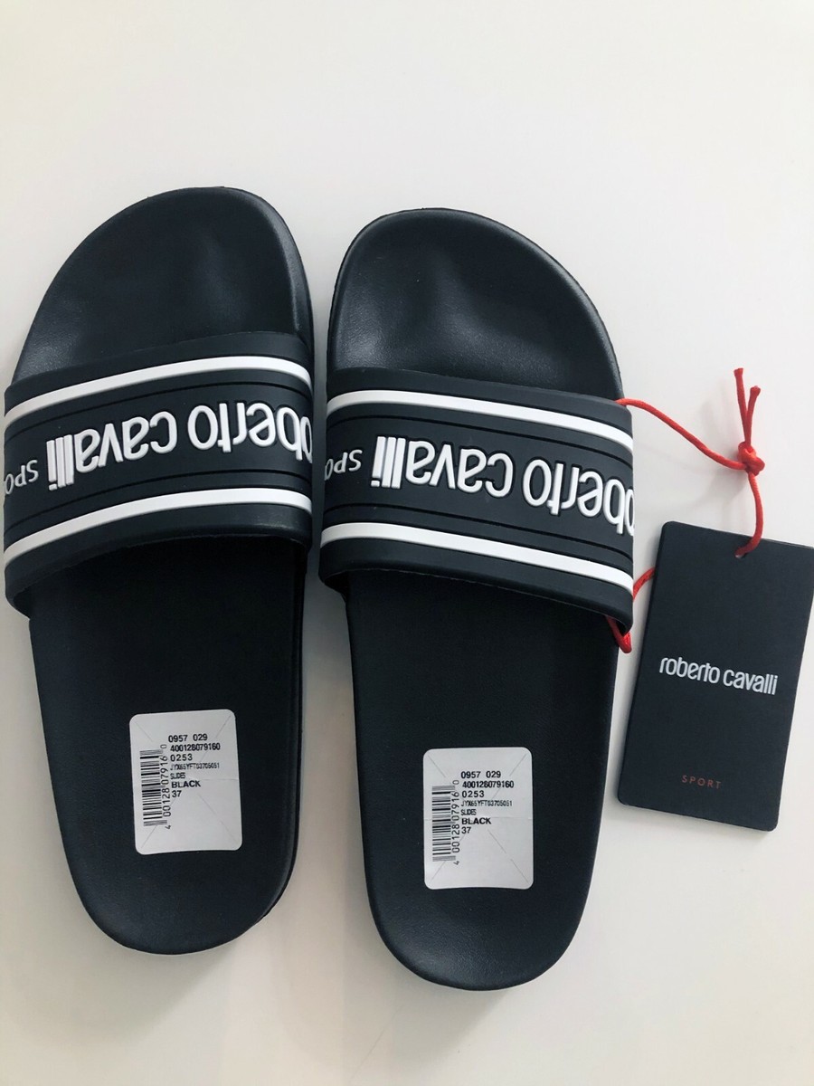 Roberto Cavalli SPORT Logo Pool Slides | eBay display picture 1