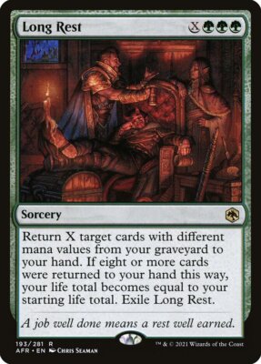 Long Rest Foil (193) Adventures in the Forgotten Realms AFR MTG Magic