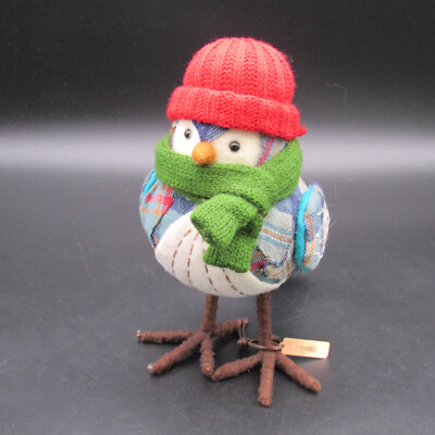 Target Spritz Bird, Trapper, 2016 Tag, Plaid wtih Hat & Scarf, Winter Wondershop