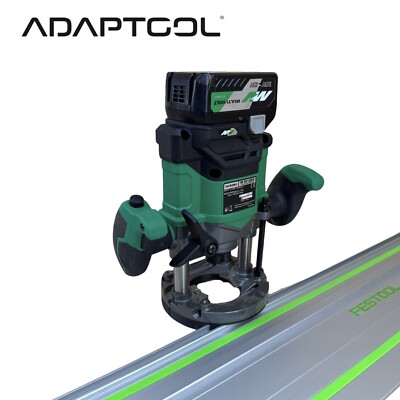 Hikoki Router Führungsschiene Adapter auf Festool Säge Tauchspur HIKM3612DAJ 1/2 36V