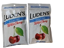 Luden's Throat Drops Wild Honey Pectin Lozenges 25 Count (Lot of 2)