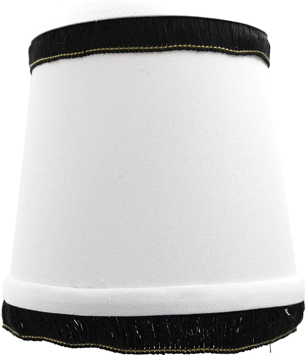 White 5 Inch Lamp Shades Square Silk 5 Inch Chandelier Lamp Shade 5