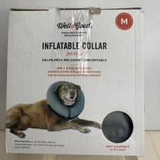Well  Good Inflatable Dog Collar Fit Neck Size 15-20 Inches - Size Medium