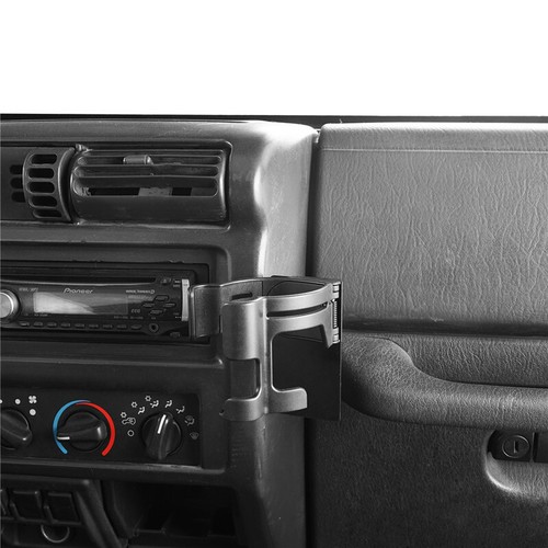 Hooke Road Adjustable Drink Cup Holder Phone Support for Jeep Wrangler TJ 97-06 - Picture 3 of 12