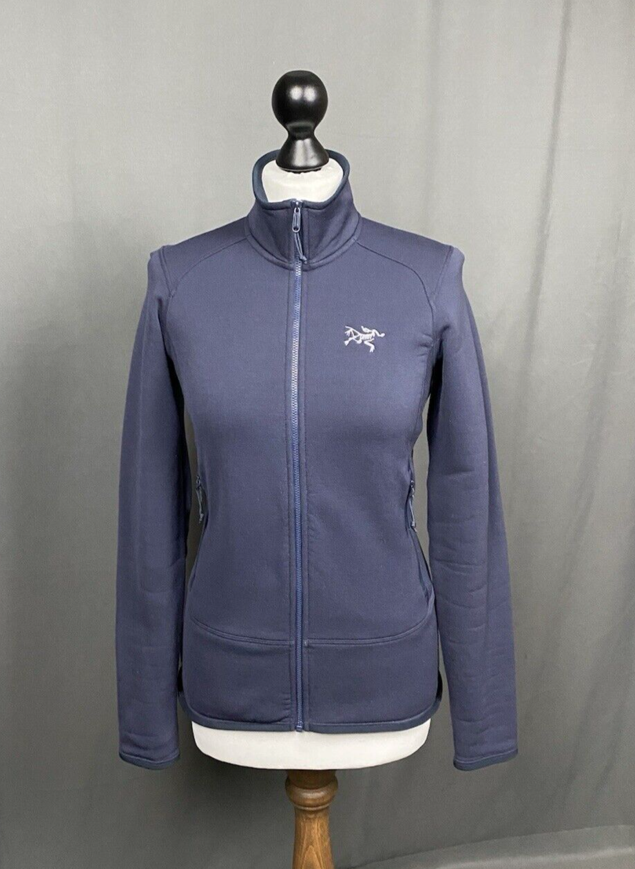 Arc'Teryx maglione donna blu full zip in pile taglia S