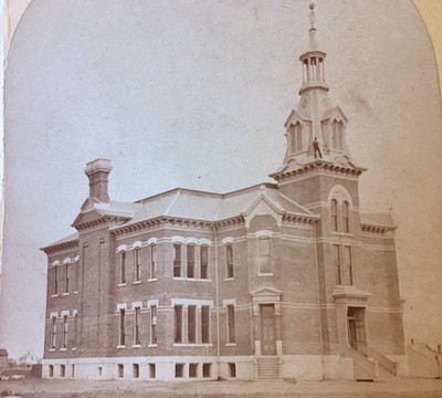 Stereoview Card Grand Island Nebraska Historic Howard ...