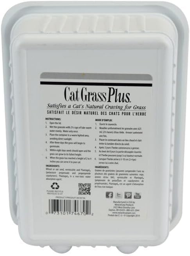 Cat-A'Bout Cat Grass for Indoor Cats, 5.25 Oz, Cat Grass Growing Kit for All Cat - Picture 2 of 12