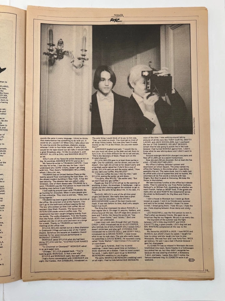 RITZ magazine birthday issue 72 newspaper London collections 1982 VERY RARE - Image 4 of 4