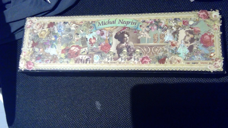 Schmuckset Miachel Negrin  Schatulle mit Halskette Ohrringen Armband