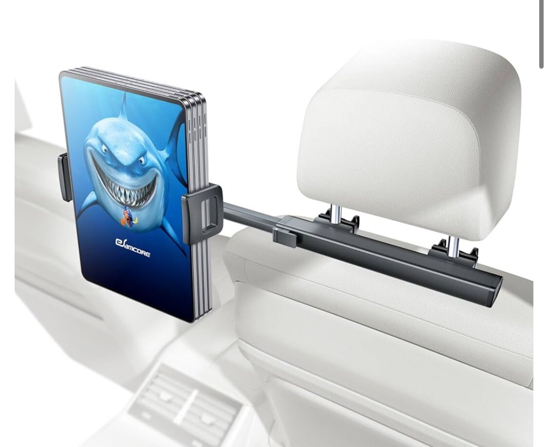 Aluminum Car Headrest Mount for iPad Tablets by Esamcore  -image