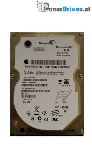 Seagate ST98823AS - 9W3183-040 - 80GB - SATA - PCB 100349359 Rev. D*