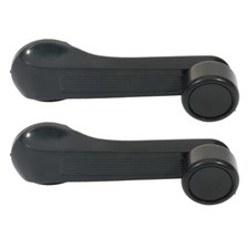 2x Left Right Black Window Cranks Handles For 1989-2000 Honda Civic 1.6l