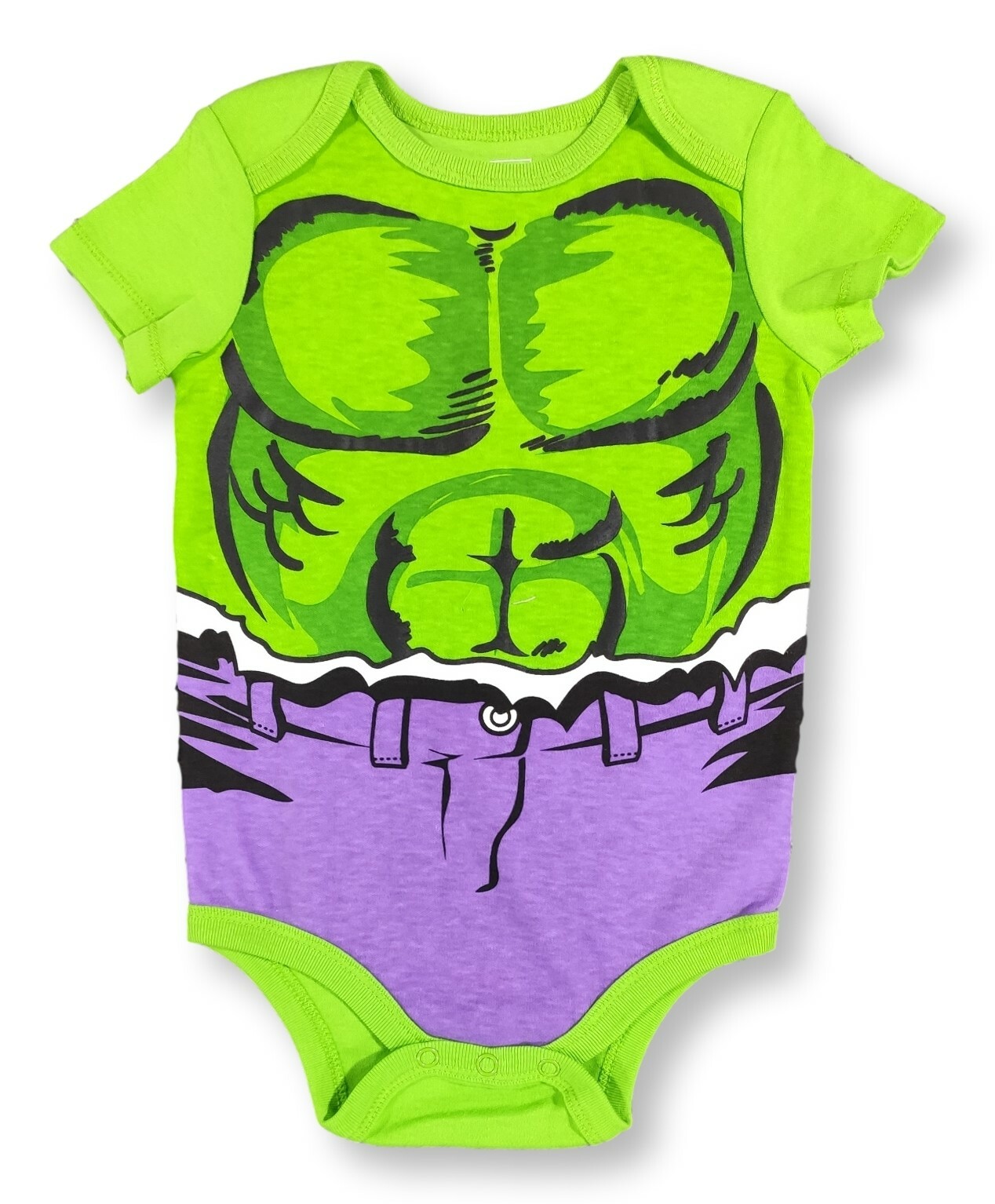 Marvel Outfit Baby Boys 24 Months 3-Pack Creeper Bodysuit Costume Hulk Spiderman image 4