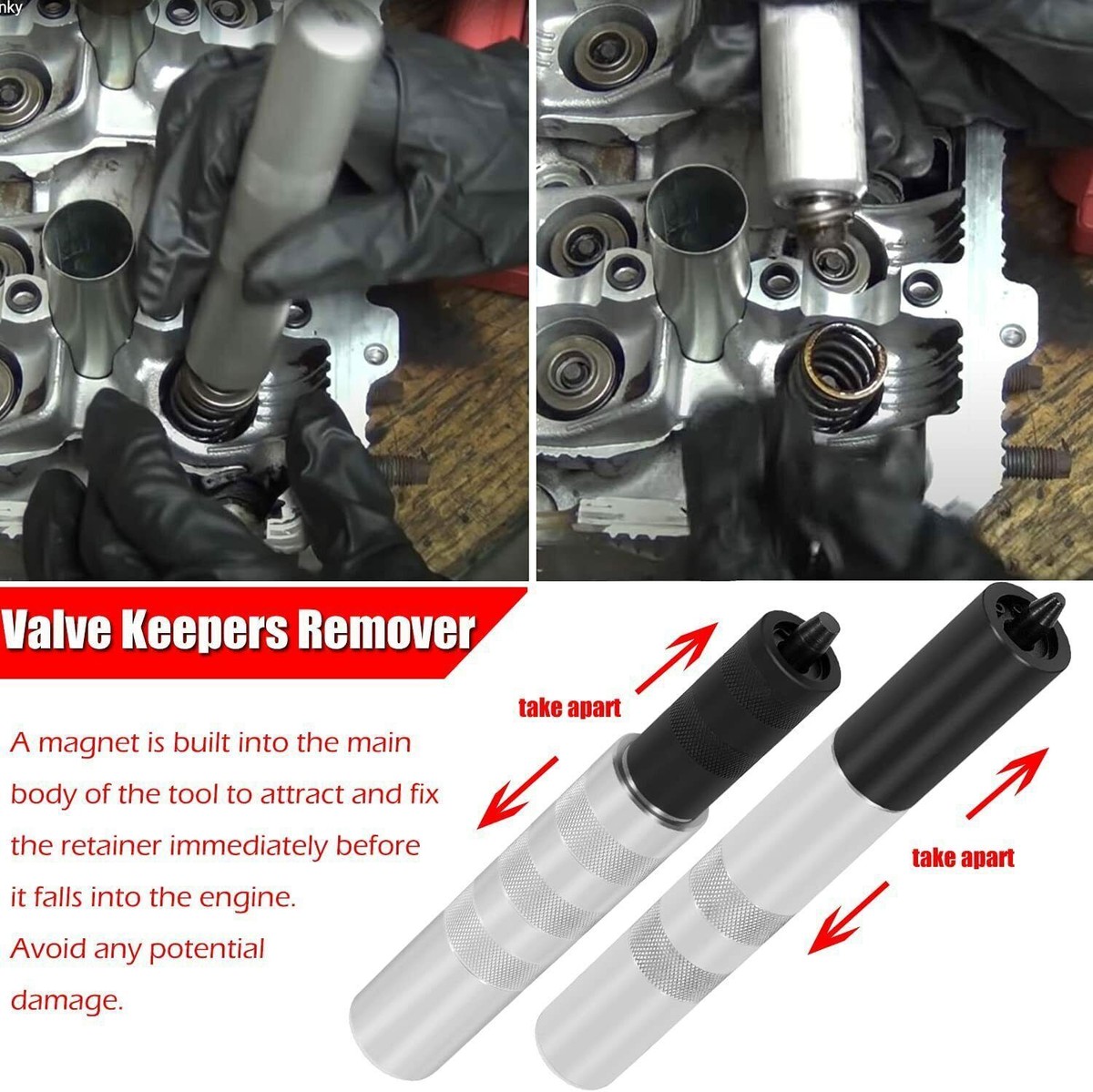 For Toyota Valve Keeper Valve Spring Compressor Installer