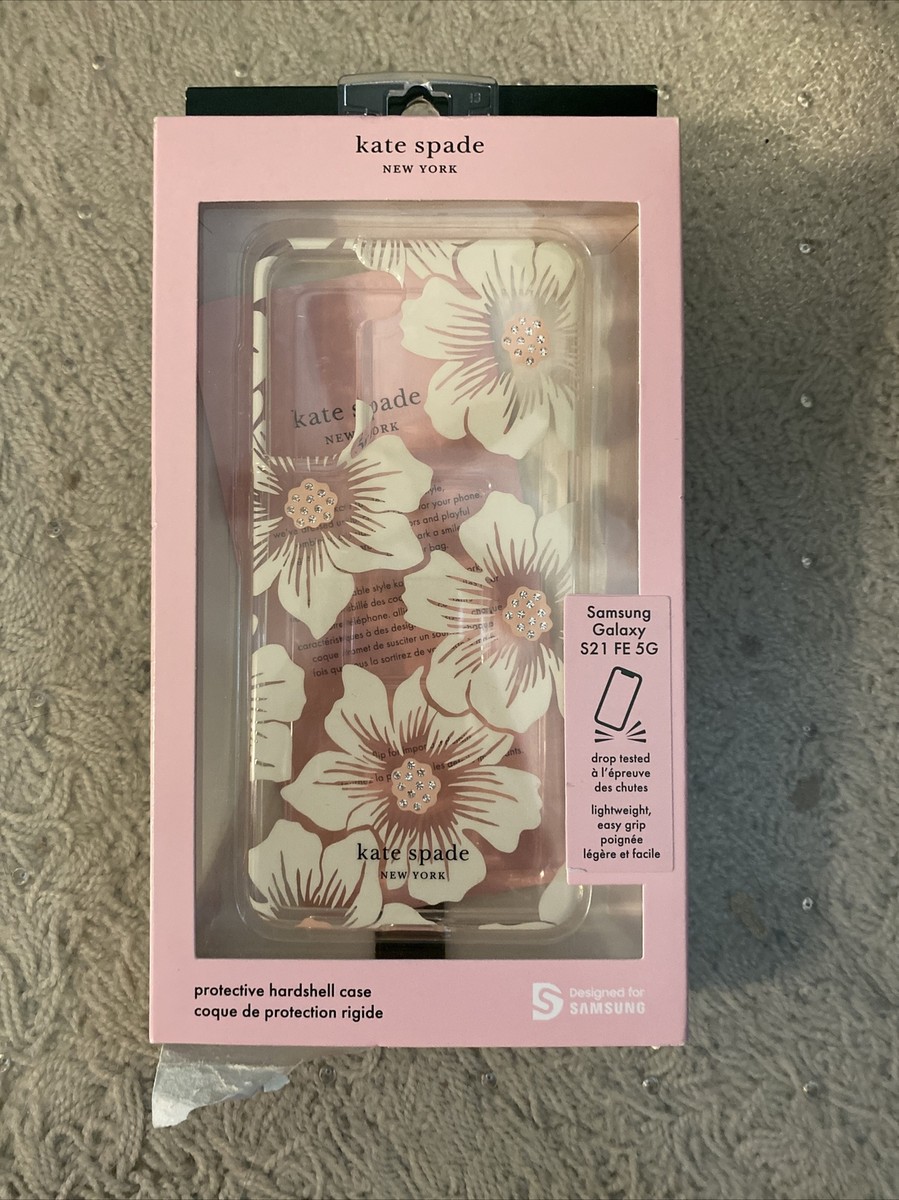 Kate Spade Protective Case Samsung Galaxy S21 FE 5G Hollyhock Floral OPEN  BOX