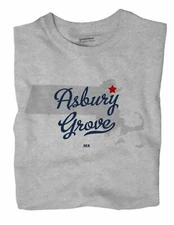 Asbury Grove Massachusetts MA T-Shirt MAP