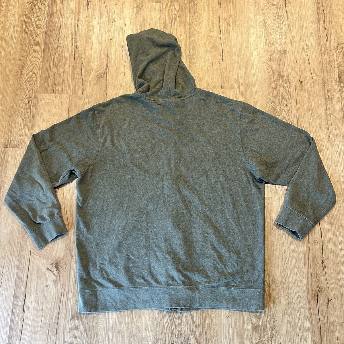 Vintage Oakley Sweater Mens Olive Green XL Y2K Full Zip Tech Logo