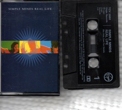 SIMPLE MINDS - Real Life - Cassette Tape Album