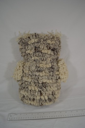Kenana Knitter Critter Owl 100% Wool Hand Knit By Women Of Kenya August 2010 T6 - Picture 3 of 7