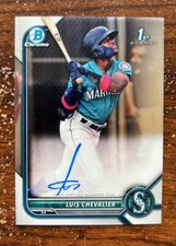 Luis Chevalier, Autograph #CPA-LC - 2022 Bowman Chrome