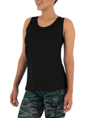 Camiseta sin mangas Athletic Works Active Racerback negra talla L 12-14 para mujer - Imagen 4 de 6