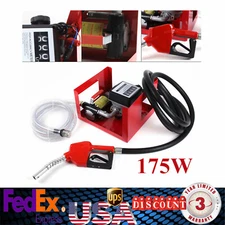 Portable Automatic Nozzle Transfer Pump 12V Electric Diesel Fuel Transfer Pump