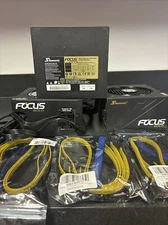 Lot Of 3 SeaSonic Focus 450 Gold Power Supply SSR-450FM 450W 80Plus