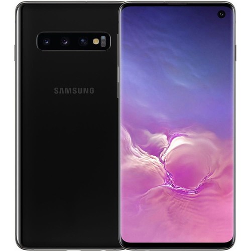 Samsung Galaxy S10 128GB Mobile Prism Black Unlocked SM-G973F Android Smartphone - Afbeelding 2 van 4