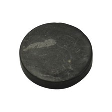 Shungite World Shungite Sticker Round 50 mm / 1.96" Unpolished