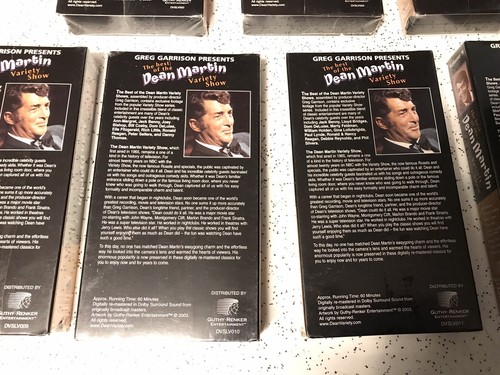The Best Of The Dean Martin Variety Show VHS Tapes Volumes 3- 9 New & Sealed - Picture 7 of 11