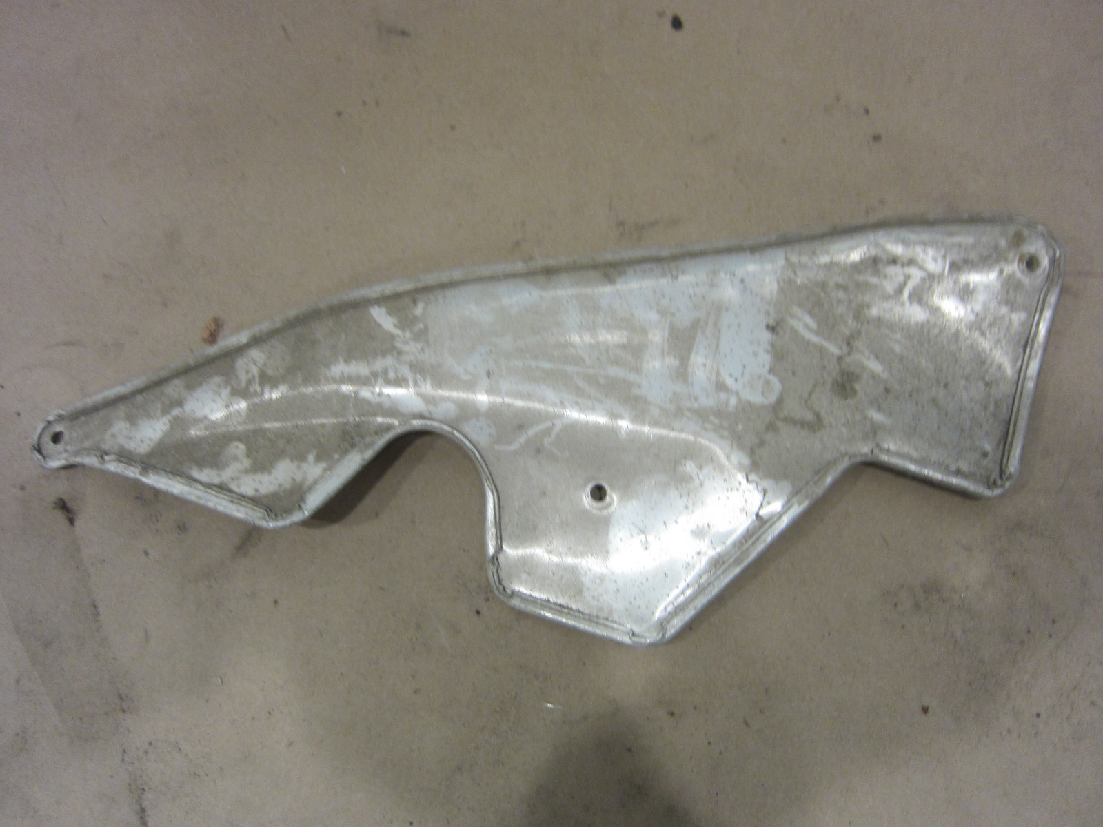 Bentley Continental GT - LH Gearbox Aluminum Heat Shield  - P/N 3W0301327C