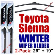 WINTER Wipers 2pk Super-Premium fit 2004-2010 Toyota Sienna 35260/190