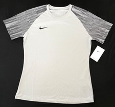 NWT 2022 NIKE Dri-Fit US Academy Womens Medium Wolf Gray SS Soccer Jersey DH8232