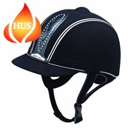 Kids Harry Hall Legend Crystal Plus Riding Hat Black, 55 Cm Kids Harry Hall Legend Crystal Plus Riding Hat Black, 55 Cm