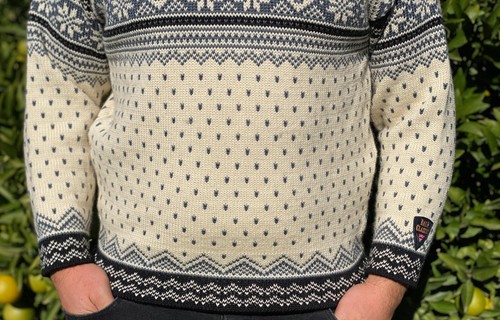 Vintage Dale Of Norway Winter Knit Classic Sweater Cardigan Jacket Size L 52 54 - Picture 4 of 15