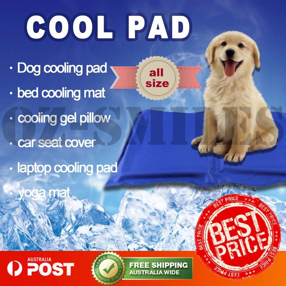 Multi Summer Pad Non-Toxic Cool Cooling Gel Mat Pet Bed Dog Cooling Cat - image 2 of 4