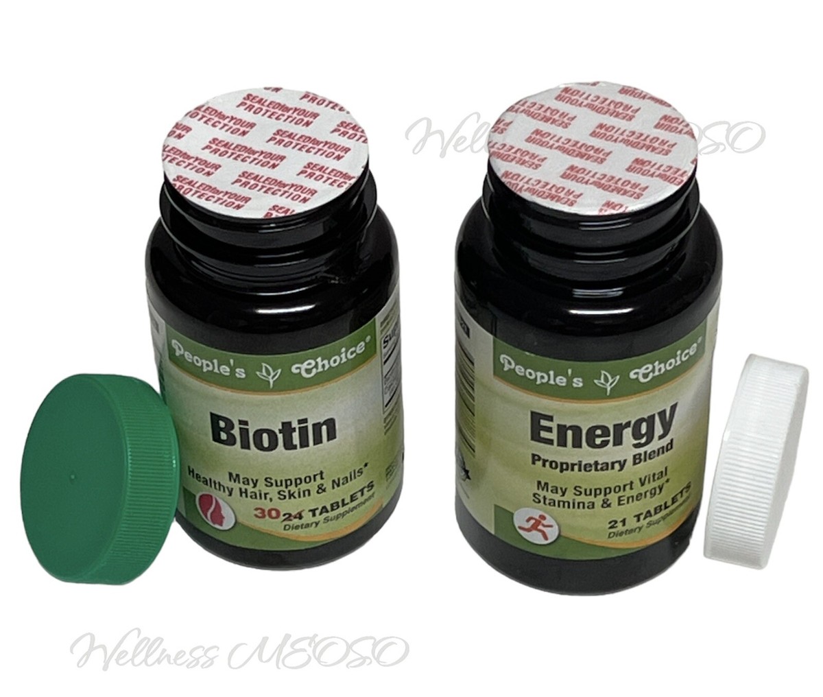 4x Peoples Choice Energy 84 Tablets Guarana Green Tea Ginseng