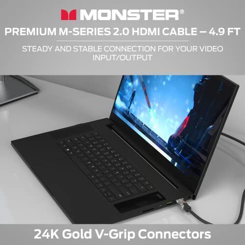 Monster HDMI Cable M-Series Certified Premium 2.0, Features 4K Ultra HD at 60Hz - Picture 5 of 8