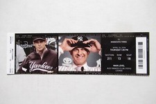 NEW YORK YANKEES VS TWINS 4/26/2018 FULL TICKET ~ GARY SANCHEZ (WALKOFF HR)