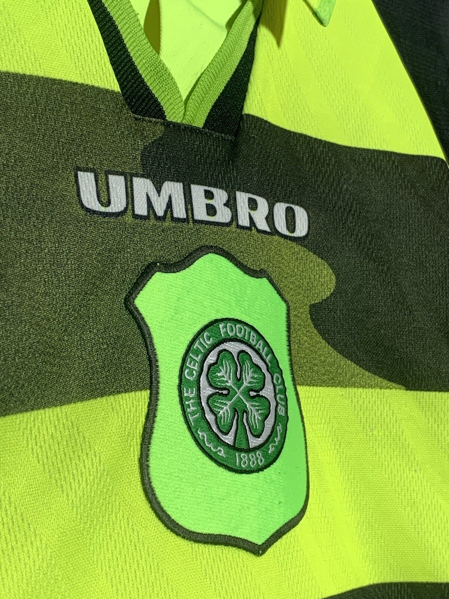 Celtic Umbro Vintage 1996/97 Away Y2k Football Shirt Soccer